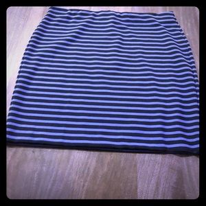 Striped skirt
